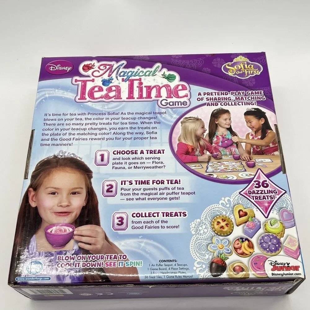 Wonder Forge Sofia The First Magical Tea Party Game Excellent Condition